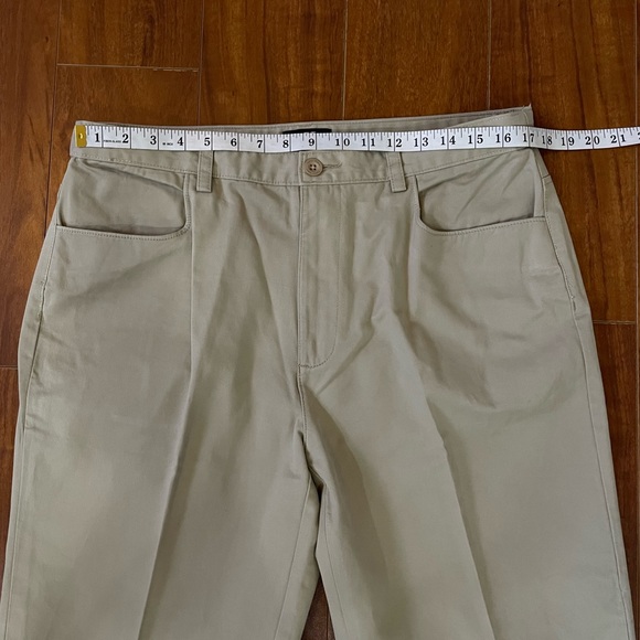 CALVIN KLEIN Khakis Pants Flat Front 36x34 - Picture 5 of 9